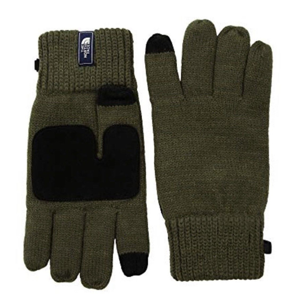 north face knit gloves